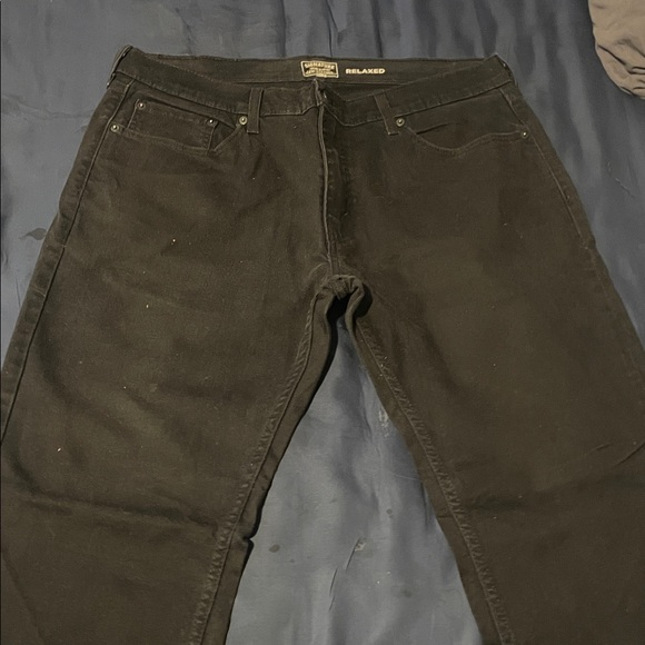 Signature by Levi Strauss Black Relaxed Jeans